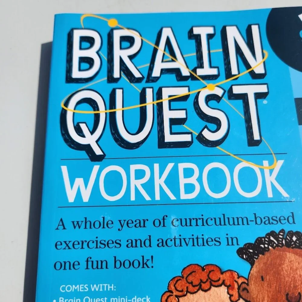 NEW Brain Quest Workbook Grade 1 1st Grade Book Paperback ‏ 320pages Stocking St